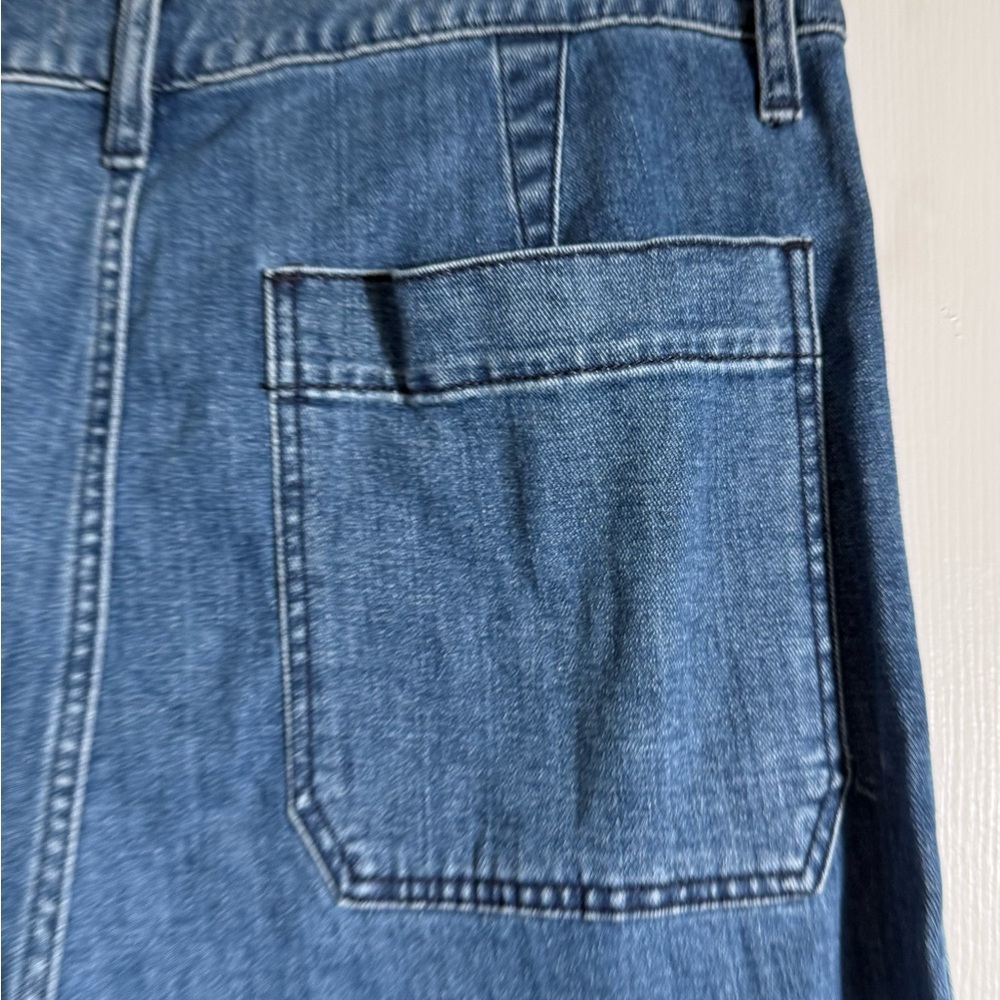 Women's‎ Blue Wide-Leg Jeans - Picture 4 of 6